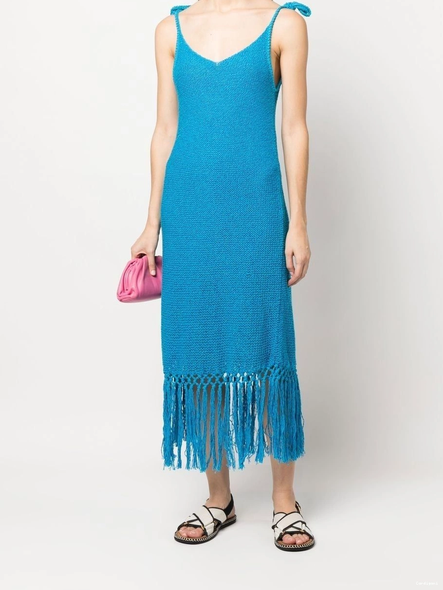 Affordable Beach Alanui Women At The midi dress Sunset crochet 0416